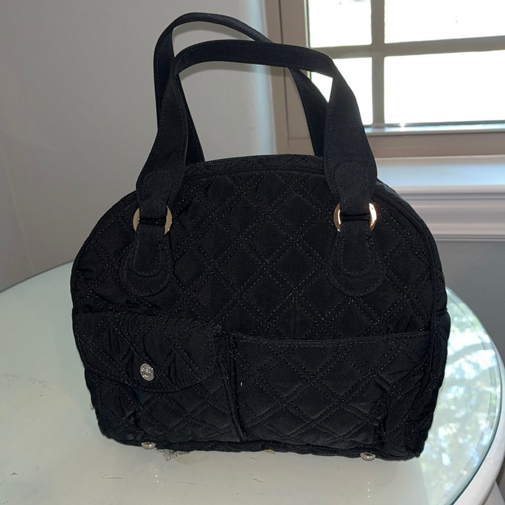 Vera Bradley black mini purse.